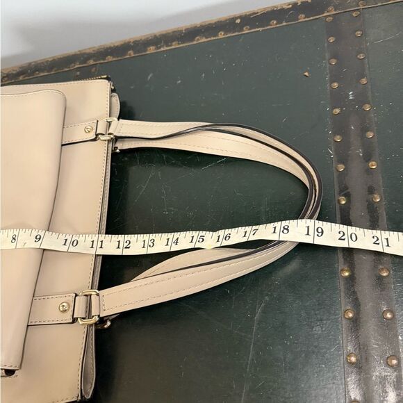 Kate Spade Varick Collection Austin Taupe Purse - Picture 12 of 14